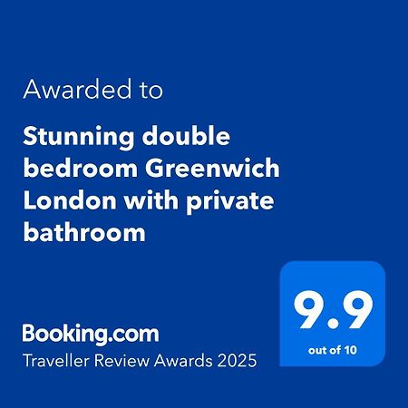 Stunning Double Bedroom Greenwich London With Private Bathroom 외부 사진